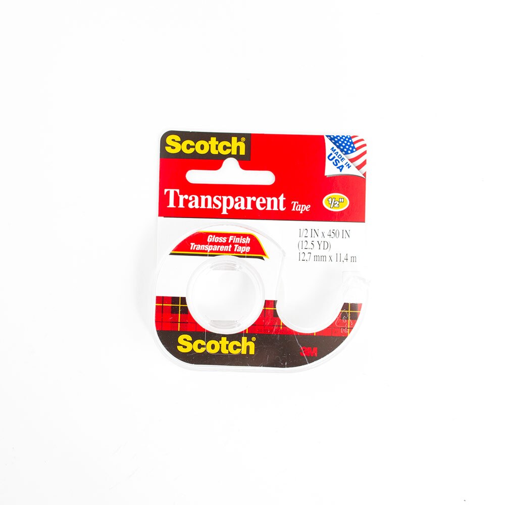 Scotch, Tape, Art & School, 0.5", 3M, Transparent, 450", 2050